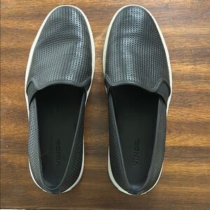 Vince Black Loafers Slip-On Shoes